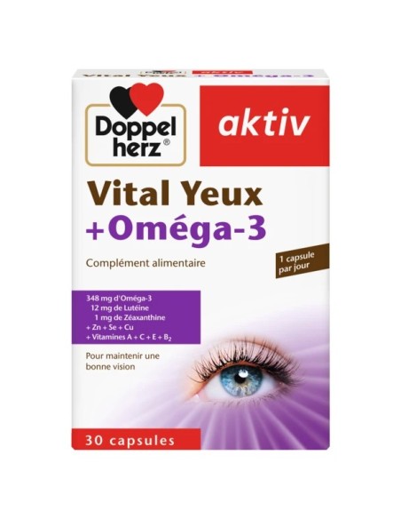 AKTIV Vital yeux + Omega 3 30 GELULES
