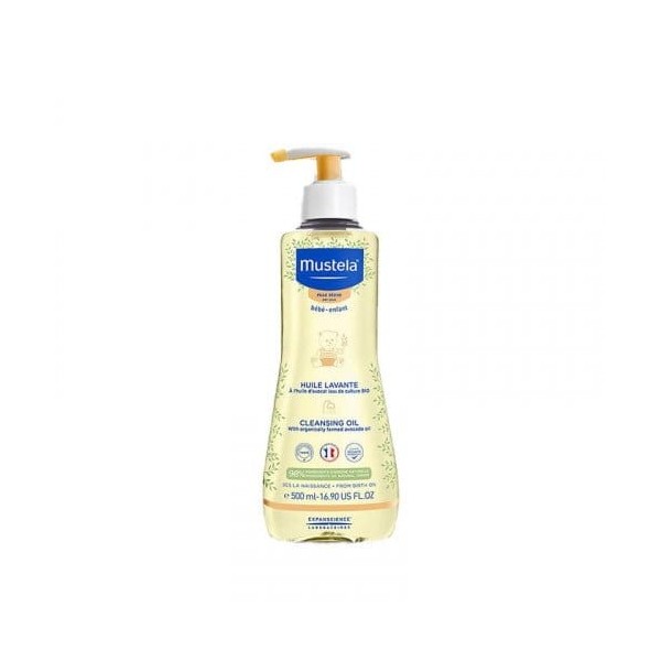 Mustela huile lavante a l’avocat bio 500ml