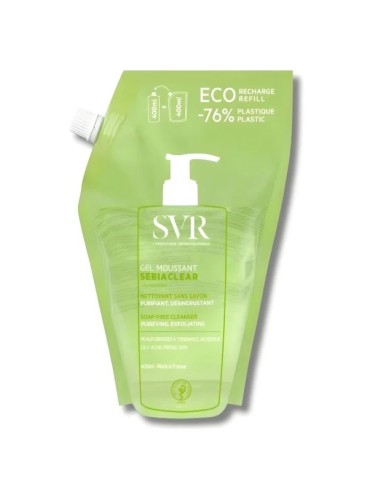 SVR SEBIACLEAR GEL MOUSSANT RECHARGE 400ML