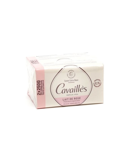 ROGE CAVAILLES COFFRET 2 SAVONS LAIT DE ROSE 250G +BTE