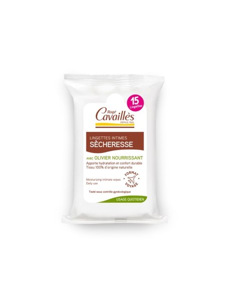 ROGE CAVAILLES LINGETTES INTIMES SECHERESSE B/15