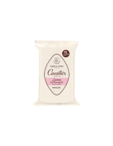 ROGE CAVAILLES LINGETTES INTIMES SECHERESSE B/15