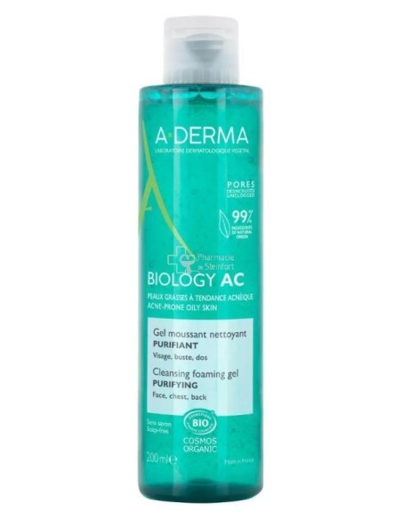 ADERMA BIOLOGY AC GEL MOUSSANT 200ML