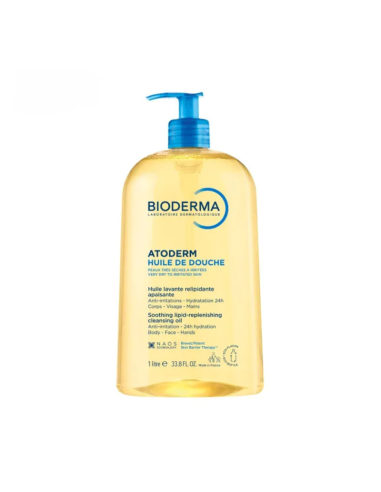 BIODERMA ATODERM HUILE DE DOUCHE P/S POMPE 1L